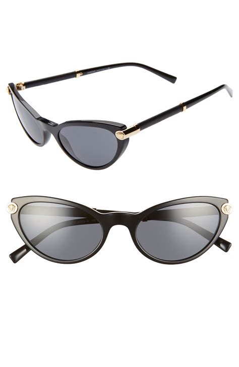 versace rimless cateye sunglasses